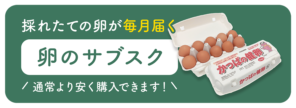 採れたての卵が毎月届く「卵のサブスク」のご案内